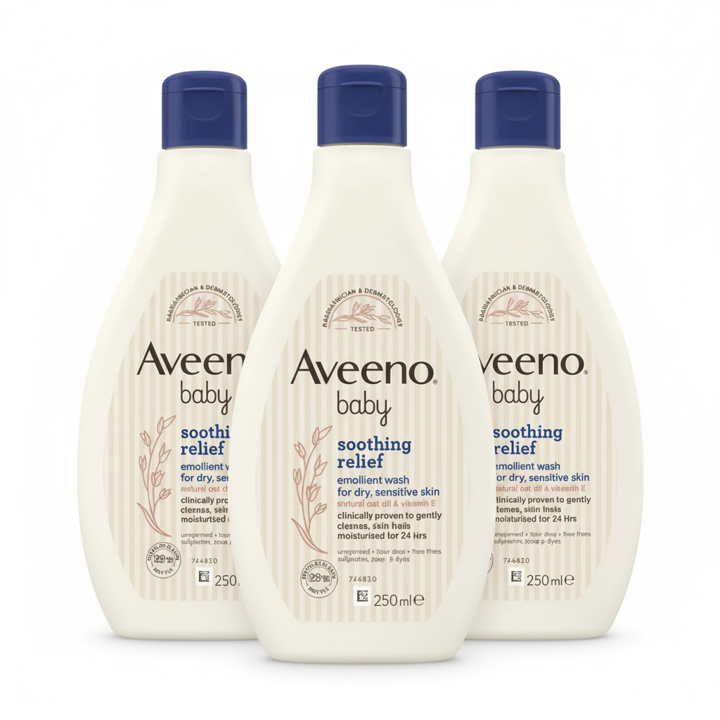 3x Aveeno Baby Wash