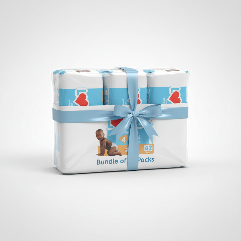 Lovies Triple Nappies Pack - Size 4 Maxi (3x42 = 126 Nappies)