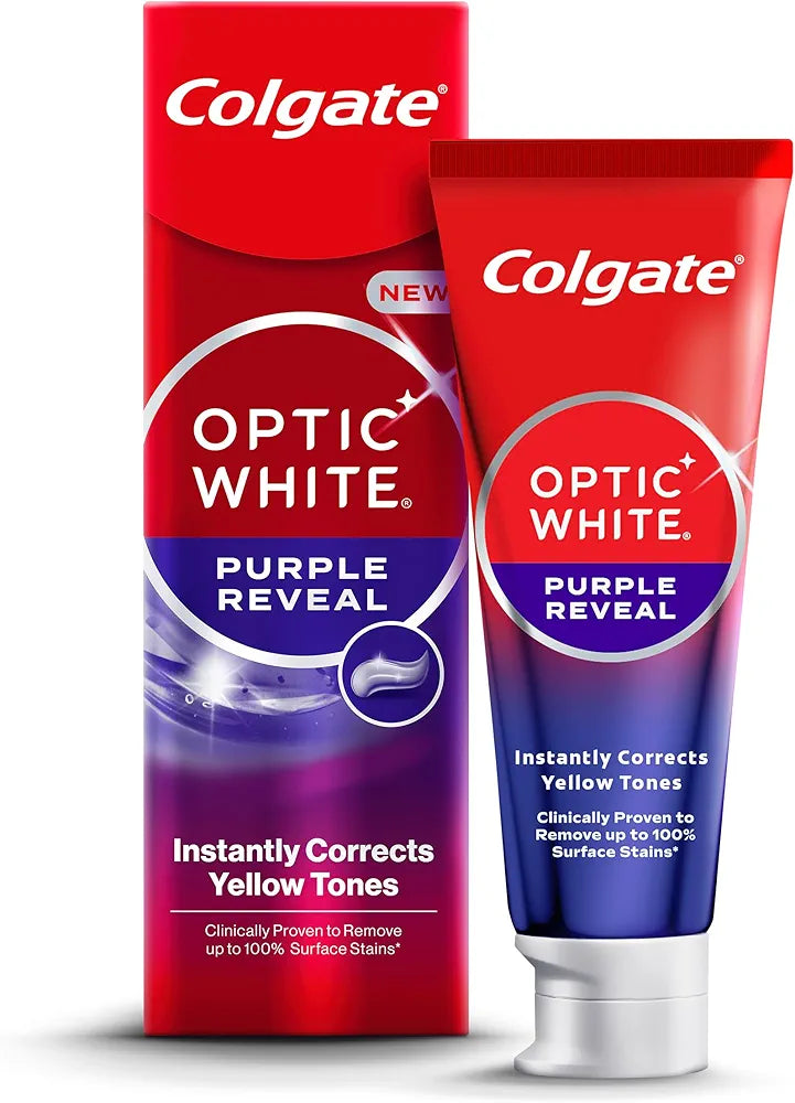 Colgate Optic White Purple Reveal Toothpaste